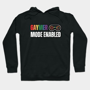 Gaymer mode enabled - horizontal controller alt Hoodie